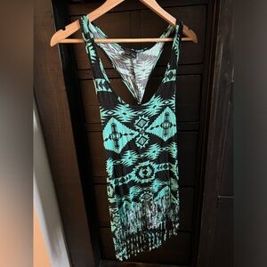 Rue 21 fringe aztec tank Size M